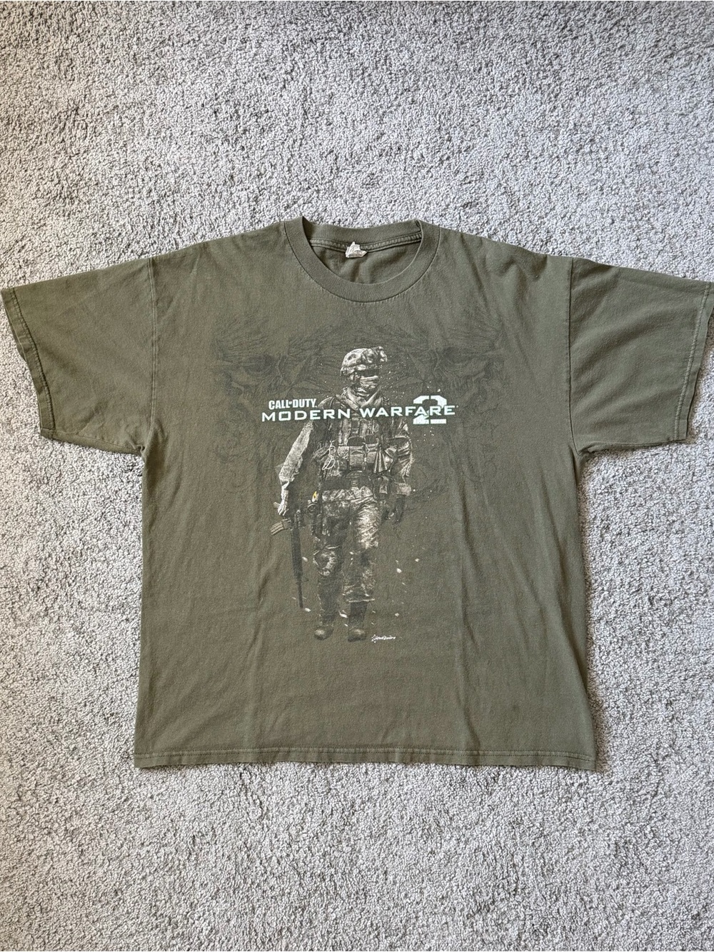 Vintage Call of Duty Modern Warfare 2 Video Game Promo T-Shirt